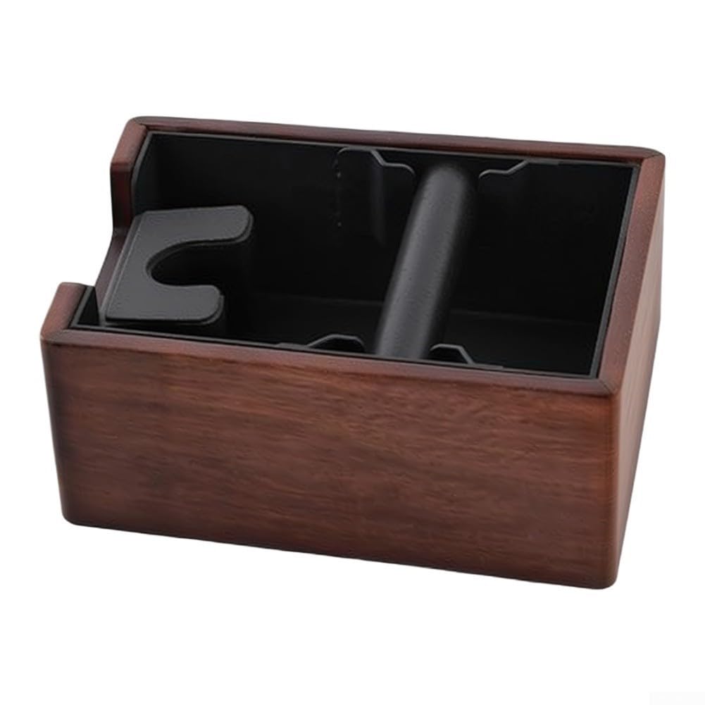 Contenitore per caffè in legno 1,5 l per macchina espresso contenitore silenzioso per caffè