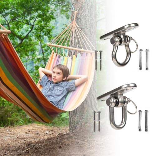 Crochets de plafond rotatifs pour chaise hamac et sac de frappe à haute capacité de charge