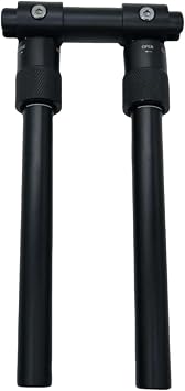Aluminum Alloy Bike Handlebar Quick Release Foldable Component Replacement Black, Length 56 cm