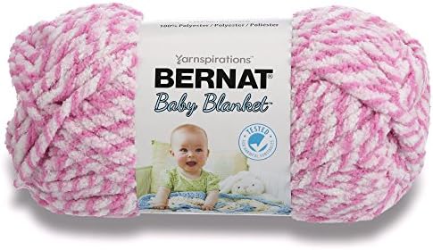 Bernat Baby Blanket Twists Big Ball Yarn-300g- Pink Twist