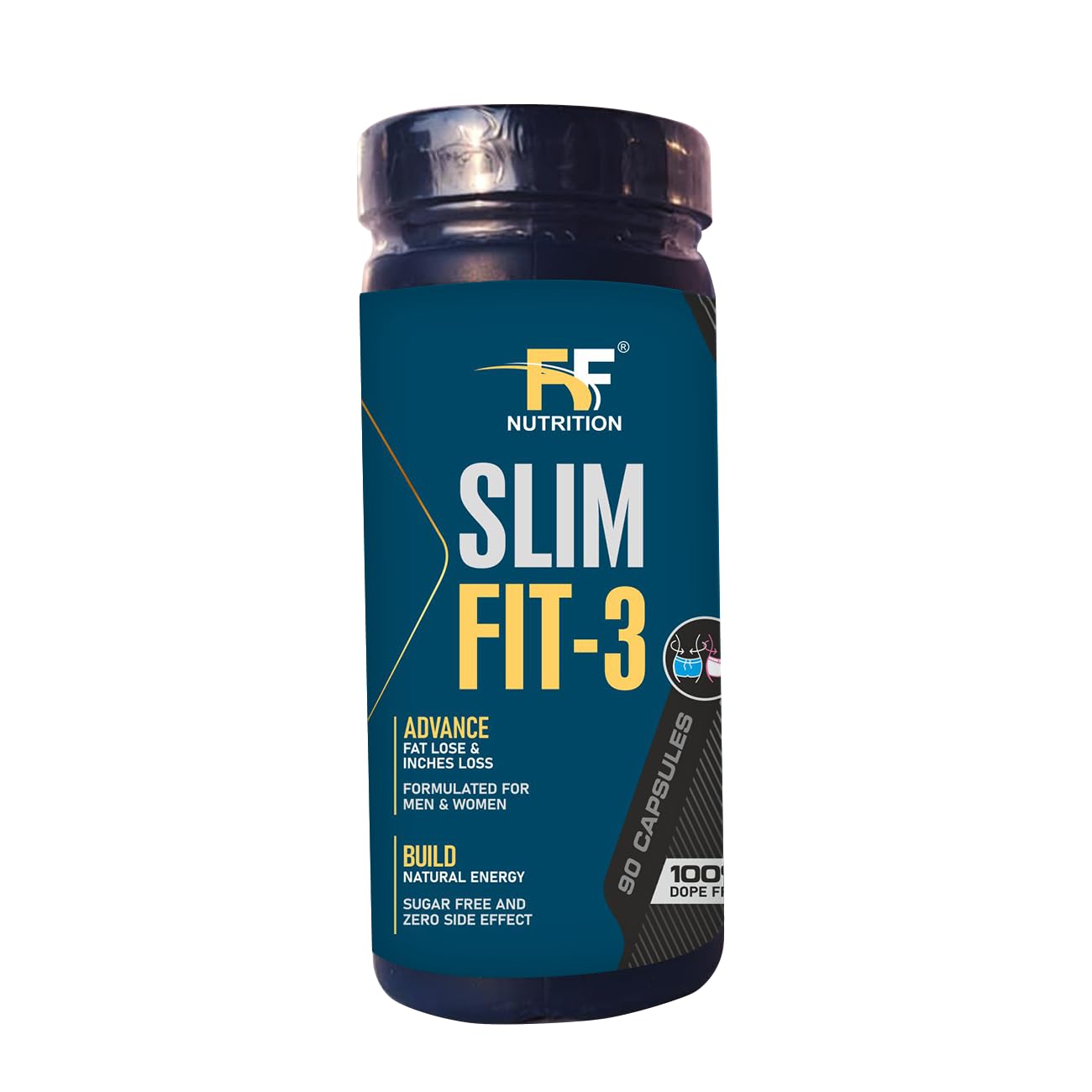 FF Nutrition Slim Fit-3, 90 Capsules | Zero Figure, Weight Loss Tablets for Men & Women, Vegan Metabolism Booster | Gym & Fitness Products, Tummy Fat Burner, Zero Calorie Sugar | Workout & Exercise FF Nutrition Slim Fit-3, 90 Capsules | Zero Figure, Weight Loss Tablets for Men & Women, Vegan Metabolism Booster | Gym & Fitness Products, Tummy Fat Burner, Zero Calorie Sugar | Workout & Exercise