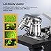 [Constant Temperature] Vabiooth Lab Trinocular Compound Microscope 40X-2500X Magnification with 7