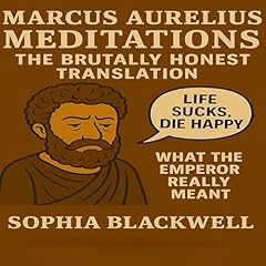 Couverture de Marcus Aurelius: Meditations: The Brutally Honest Translation: What the Emperor Really Meant