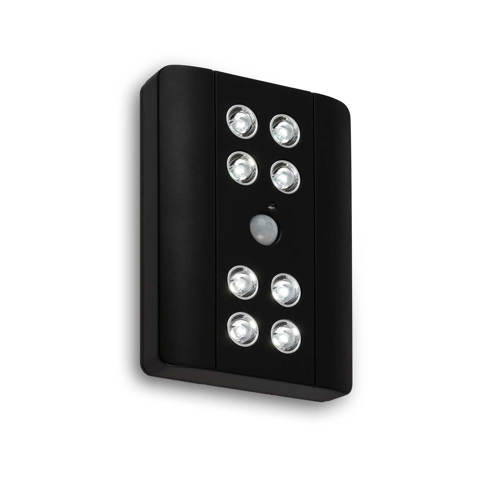 BRILONER - LED Night Light with Motion Sensor, Twilight Sensor, Battery Operated (Excl.), Under-Unit Light, Kitchen, LED Light Strip, Kitchen, Cabinet Lighting, Kitchen Lamp, 11.6 x 8.2 x 2.3 cm,