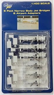 GeminiJets AIR Bridge Set 1 (6 Narrow Body) 1/400 ABS Accessories Pre-Built Model