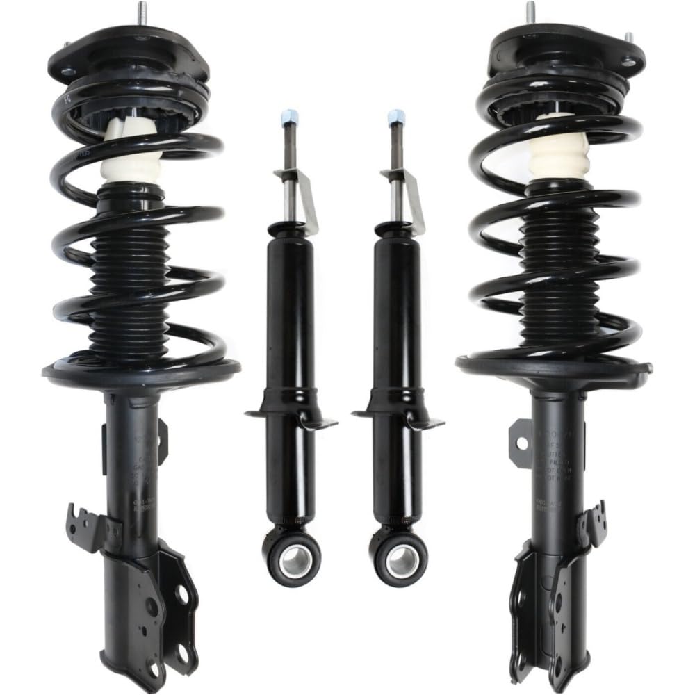 Amazon.com: Eohfsxk 1 Pair Front Rear Side Shocks Black Set 