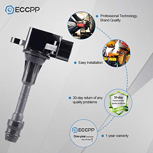 Eccpp Uf349 Set Of 6 Ignition Coils For Nissan For Infiniti For Suzuki Altima For Frontier Maxima Murano Pathfinder Quest Xterra 3.5L 4.0L V6 2002-2012 Replacement Oe C1406 50075 5C1403 #TOP4