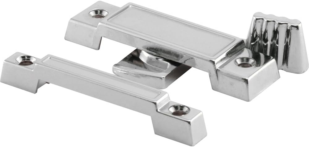 Prime-Line F 2531 Slim Line Sliding Window Sash Lock, 2-1/4 In. Hole Centers, Diecast Zinc, Chrome-Plated, (Single Pack)