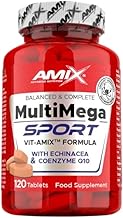AMIX - Vitamin Complex - Multi Mega Stack with Vitamins and Minerals - 120 Tablets - Improves Physical and Mental Performance - Iron Supplement - Effective Vitamin Supplements