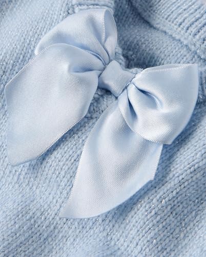 Image of Gymboree Girls' and Toddler Long Sleeve Ballerina Bow Back Detail Sweater