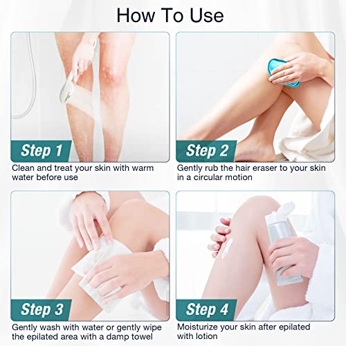 Zeronic Crystal Hair Eraser, Hair Removal, Crystal Hair Remover, Fast & Easy Hair Removal Device Magic Hair Remover For Women And Men，Magic Hair Eraser For Arms, Legs & Back #TOP4