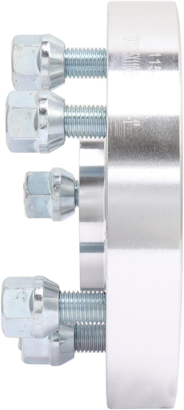 SCITOO 2Pcs Wheel Spacers 1 inch 5x110 Bore 65.1mm Studs 12x1.5 5 Lug Wheel Spacers Adapters Fit for for Chevrolet for Malibu for Chevrolet HHR for Chevrolet Cobalt for Cadillac