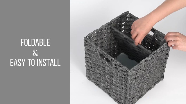 WE/（ウィー）11冊セット Amazon.com - DULLEMELO Wicker Storage Baskets 11x11 Cube Storage