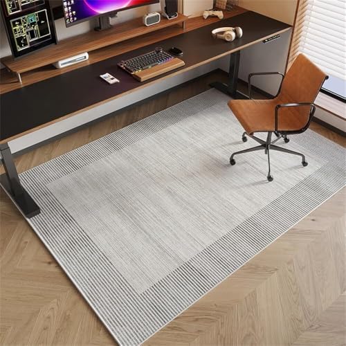 �^�C���p�ی�}�b�g �I�t�B�X�`�F�A�p�̑��@�\�ؐ����v���e�N�^�[(White Lines,60x90cm)