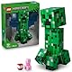 LEGO Minecraft Der Creeper - Gamer Spielzeug -Bewegliche Actionfigur - Interaktives Spielset mit TNT-Element - Kinder DIY Deko - Gaming Geschenk für Jungen, Mädchen & Teenager ab 10 Jahren - 21276