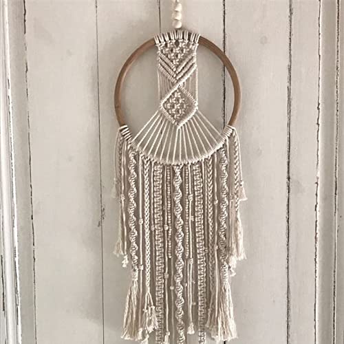 Jijacraft Cotton Cord 6Mm X 66 Feet,Natural Cotton Macrame Twine String Rope Cord,3 Ply Unbleached Macrame Rope,1/4 Inch White Cotton Craft Rope For Wall Hangings,Plant Hangers,Decor,Pet Toys #TOP4