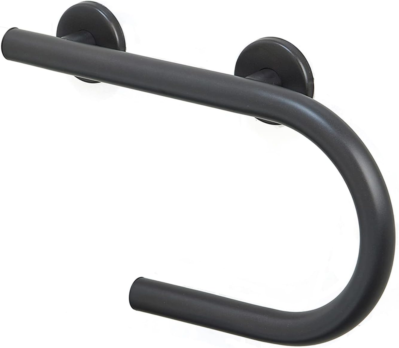 Grab Bar Toilet Paper Holder - Bathroom Safety Aid/304 Stainless/Right/Oil Rubbed Bronze/ 16.5" x 10