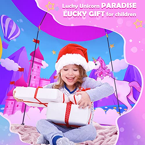 PigPigPen 3pc Kids Play Tent for Girls with Ball Pit, Crawl Tunnel, Castle Tents for Toddlers, Baby Unicorn Tent Toys, Girls Indoor& Outdoor Play House, Perfect Kid’s Gifts (3PC Unicorn Play Tent) - Thumbnail 2