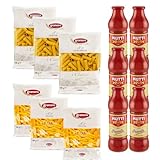 OFFERTA SEPCIALE 3 Pasta Penne + 3 Elicoidali Granoro Gr 500 + 6 Passata di pomodoro Mutti gr 700  Box OFFERTA SPECIALE