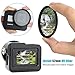 Aluminum Alloy Case for GoPro Hero 8 Black, Protective Shell Case Accessory Frame for GoPro Hero 8 with Lens Cap and 52mm UV Lens Filter