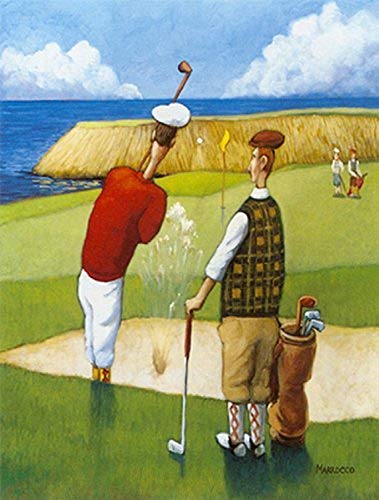 BUY ART FOR LESS The Sandtrap by David Morracco 7 X 5 Poster
