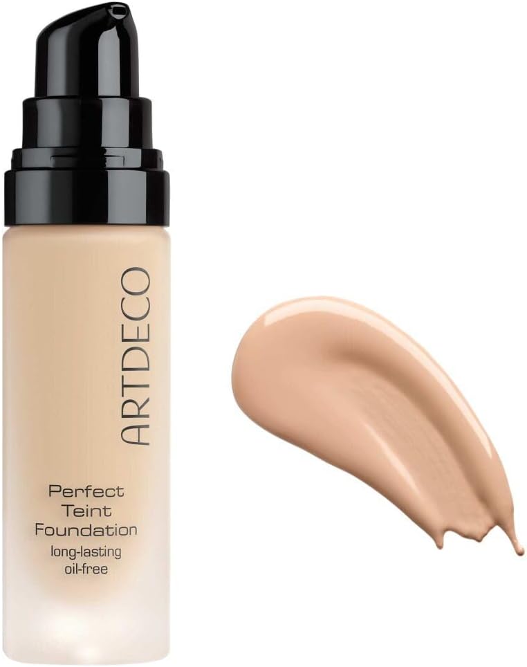 Perfect Teint Foundation - Warm Vanilla N°20 - Lightweight Liquid Formula - Medium to Full Coverage - Without Mask-Like Effect - Conceals Imperfections - Vegan Makeup - Hyaluron - 0.67 Fl Oz