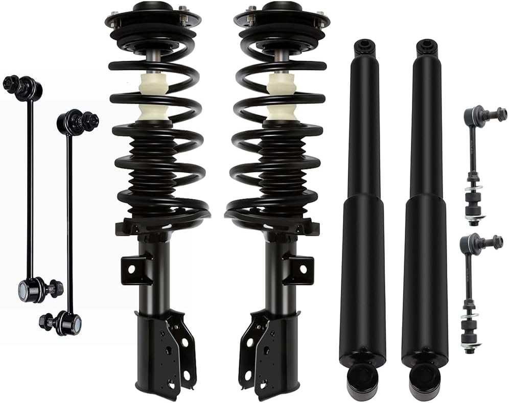SCITOO Front Complete Strut&Coil Spring Assembly,Shocks Struts,Sway Bar End Link for 2010-2017 For Chevrolet Equinox,2011 2012 For Chevrolet Equinox,2013-2017 For Chevrolet Equinox 272526-6PCS