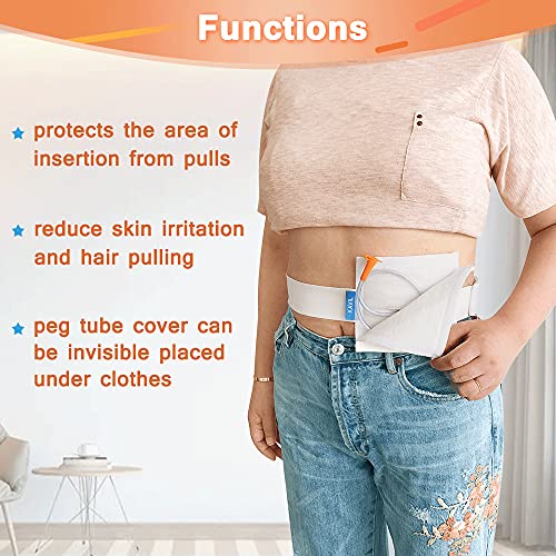 image for NEPPT G Tube Holder Belt Feeding Tubes Accessories G Tube Covers Peg T