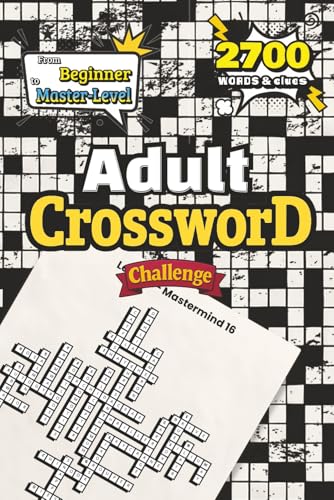 Adult Crossword Challenge: 120 Multi-Level Crossword Puzzle for Adults — 6 Skill Levels from Easy to Mastermind — Premium Brain Game Challenge (Adult Puzzle Challenge Series) image 2