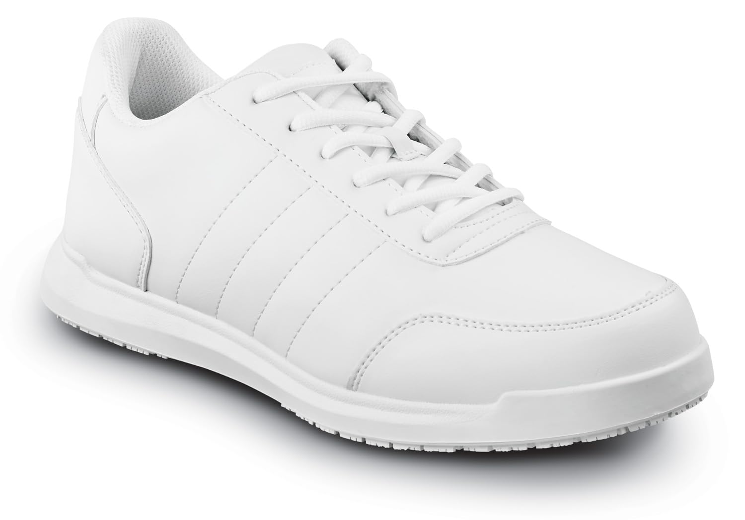SR Max Maxton II, Men's, White, Soft Toe, MaxTrax Slip Resistant, Low Athletic, Work Shoe (11.5 M)