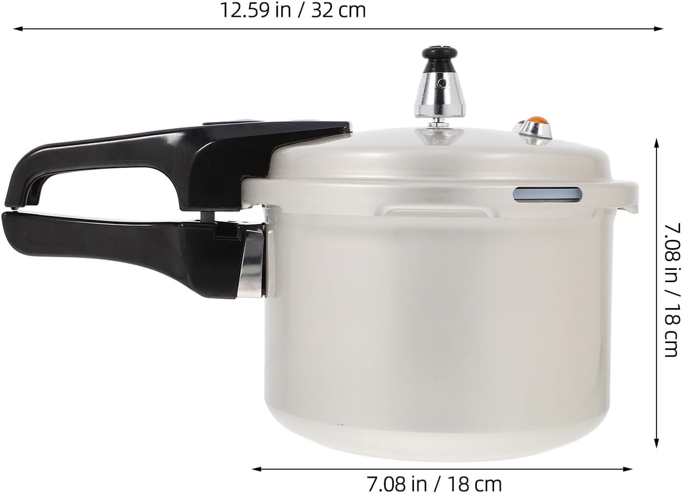 Household Pressure Cooker Pot for Gas Stove Ergonomic Handle Heavy Duty Multi-functional Pressure Pot Energy Saving and Safe for Home Cooking and Restaurants