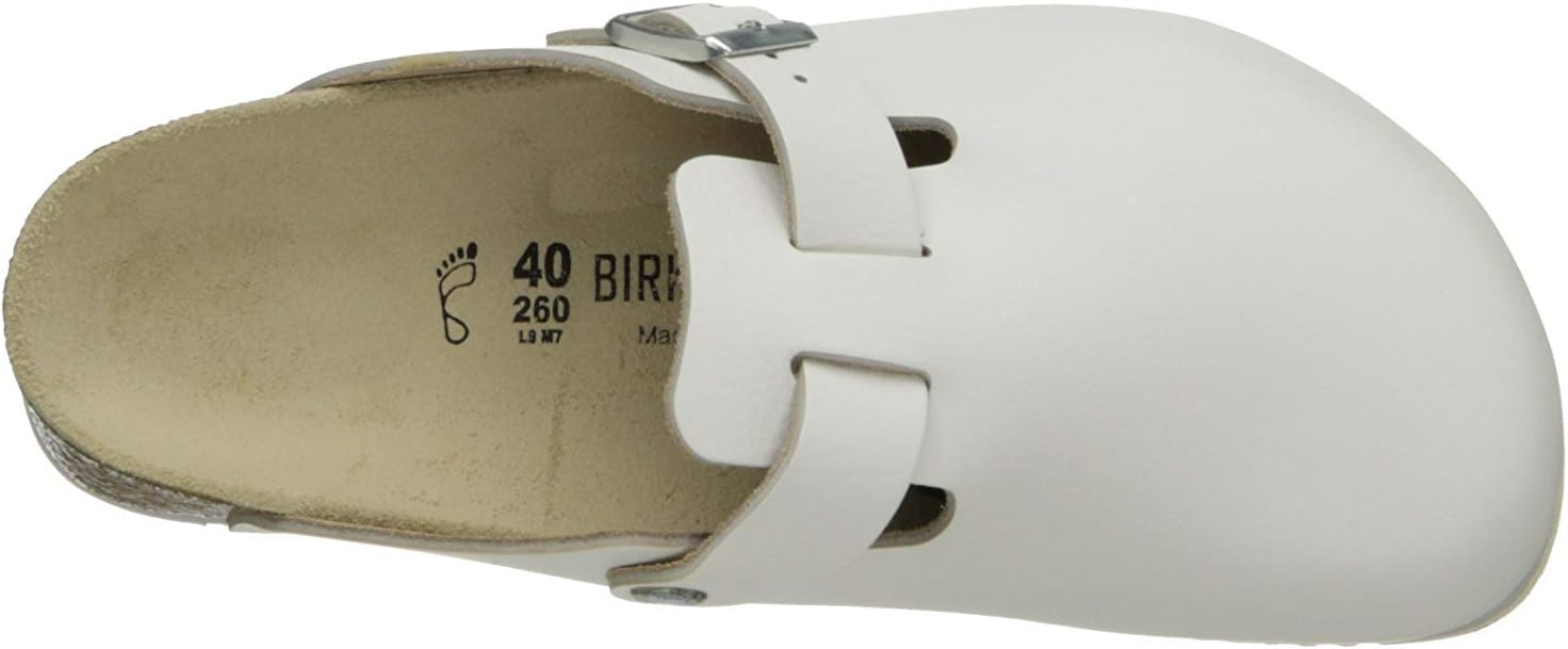 Birkenstock Women's Clogs, 12 UK Narrow 6-6.5 Women/4-4.5 Men White
