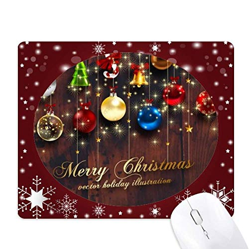 Tapis de souris flocon de neige à glisse fluide pour souris optique