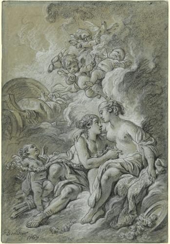 Cuadro Venus Appuyee Sur Son Cher Adonis de François Boucher 60x90cm