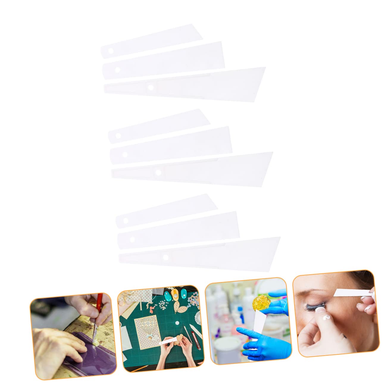 jojofuny 9pcs Convenient Glue Applicators Fine Tip Glue Sticks for Craft and Household Use Ergonomic Design