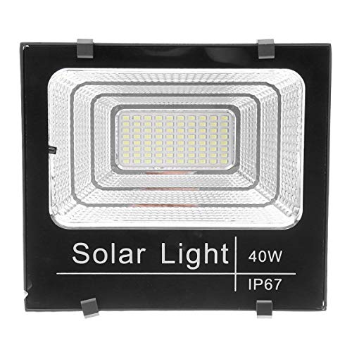 Xiong Xu Solar Flood Light Solar LED Spotlight W/Manual/Remote Control Solar Panel IP67 Waterproof 25w/40w/60w Home Generator (Color : 40W)