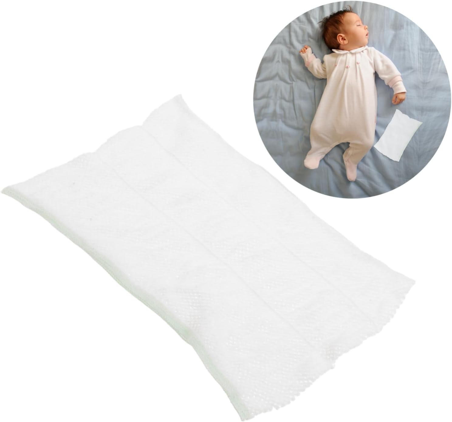 5pcs Newborn Breathable Mesh Diaper Covers for Infants Boys, Stretchable Summer Lightweight Panties, Soft Underwear for Hot Weather White