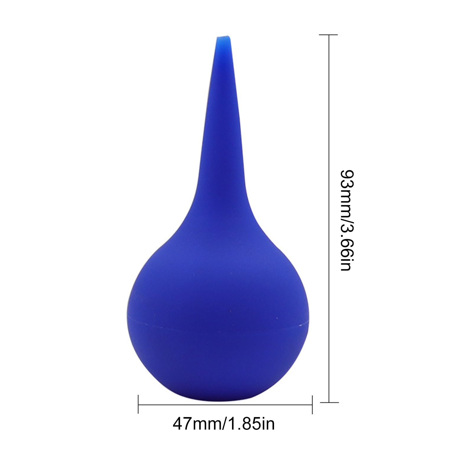 Soffiatore d'aria Pulitore della polvere di aspirazione del silicone Lampadina dell'orecchio Lavaggio dell'orecchio Spremere Lampadina Strumento di laboratorio Lampadina dell'orecchio per Neonato