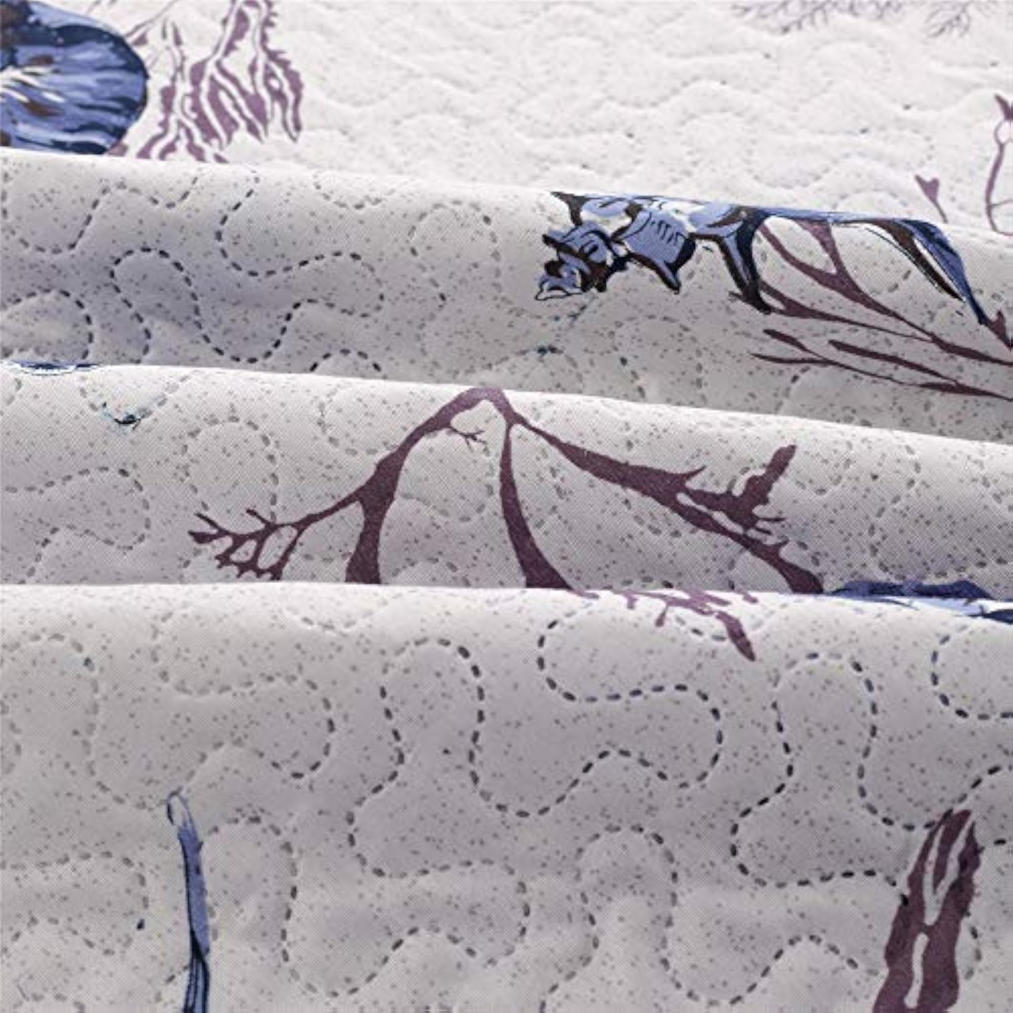 Ocean Starfish Quilts Set, 3 Piece Twin Size