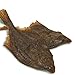 ORIGINAL LECKERLIES 10 Flundern ca. 400g Kauartikel, ganzer Fisch (20-30 cm) getrocknet, Fisch für grätenerfahrene Hunde, Kausnack ohne Zusätze, Naturprodukt für Hunde, barfen