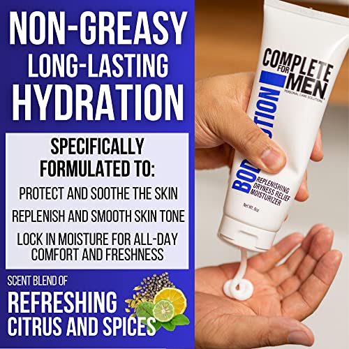 Complete For Men Body Lotion Mens Non-Greasy Lotion - Dry Skin Hand And Body - 24 Hour Moisturizer - Made With Shea Butter And Aloe Vera #TOP2