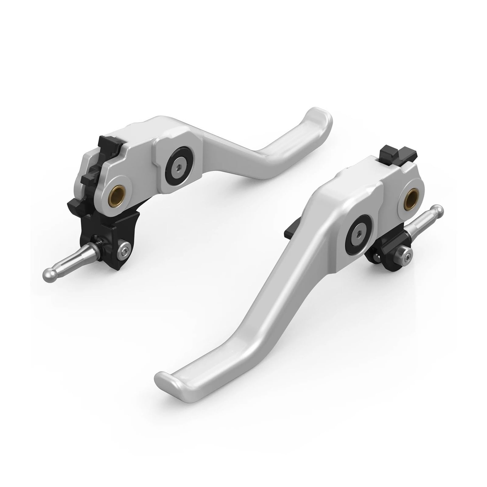 JWQEBNS Motorcycle Brake Clutch Levers for BMW R1250GS 2018-2023 for R1250GSA 2018-2024 Shorty Brake Clutch Lever(Silver)