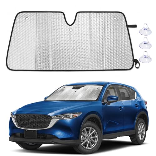 Image of EcoNour Foldable Sun Shade Fit for Mazda CX 5 2017-2024 2025 2026