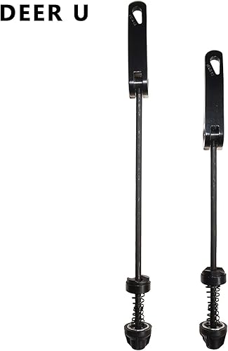 Miniatura 5 de DEER U Road Mountain - Buje de rueda de bicicleta MTB Pinchos delanteros y traseros de liberación rápida con clip de perno de palanca QR 1457087in