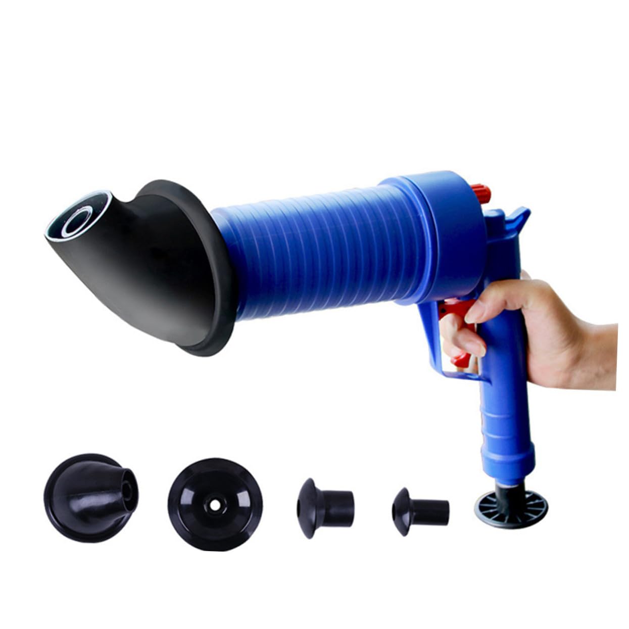 Homoyoyo Déboucheur à Air Comprimé Avec Ventouse Pour Wc Et Éviers Kit De Nettoyage Pour Canalisations De Cuisine Et Salle De Bain