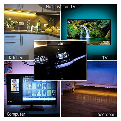 Tira LED USB 5 V de 1 m ideal para aliviar la fatiga visual en la TV 7