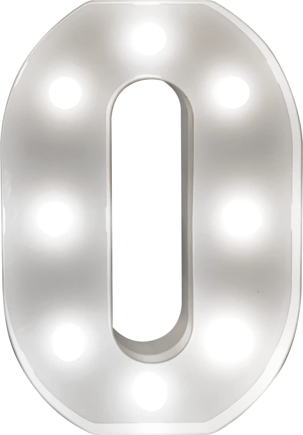 St Helens Home And Garden Battery Operated 3D Led Letter O Light from B&Q