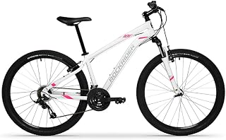 Bananaww 26-inch Mountain Bike, Hardtail Mountain Bicycle With Lightweight Alloy 21 Speed Step Through Mountain Bike, Front Suspension Shock-absorbing Front Fork, Outdoor Adult Bike