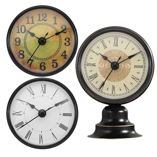 Générique Horloge Murale pour la Chambre | 3 Pièces pour Lecture Facile Et Multifonction,Horloge À Chiffres Arabes De Grande Taille - pour Séjour Cuisine...
