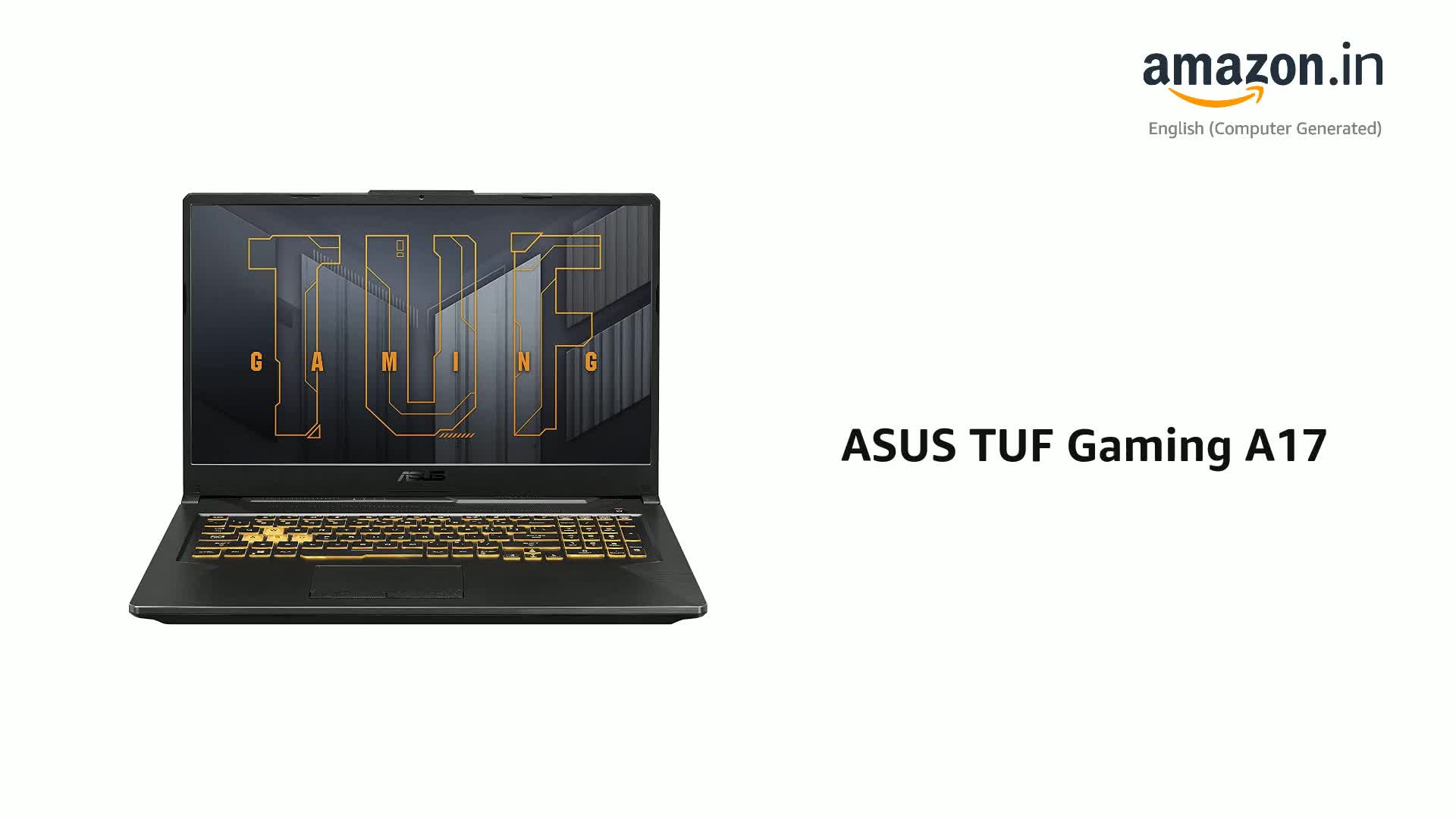 ASUS TUF Gaming A17(2022) 17.3-inch FHD 144Hz, AMD Ryzen 7 4800H